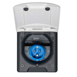 ABL Presa CEE caravanning tipo L bianca con chiusura magnetica