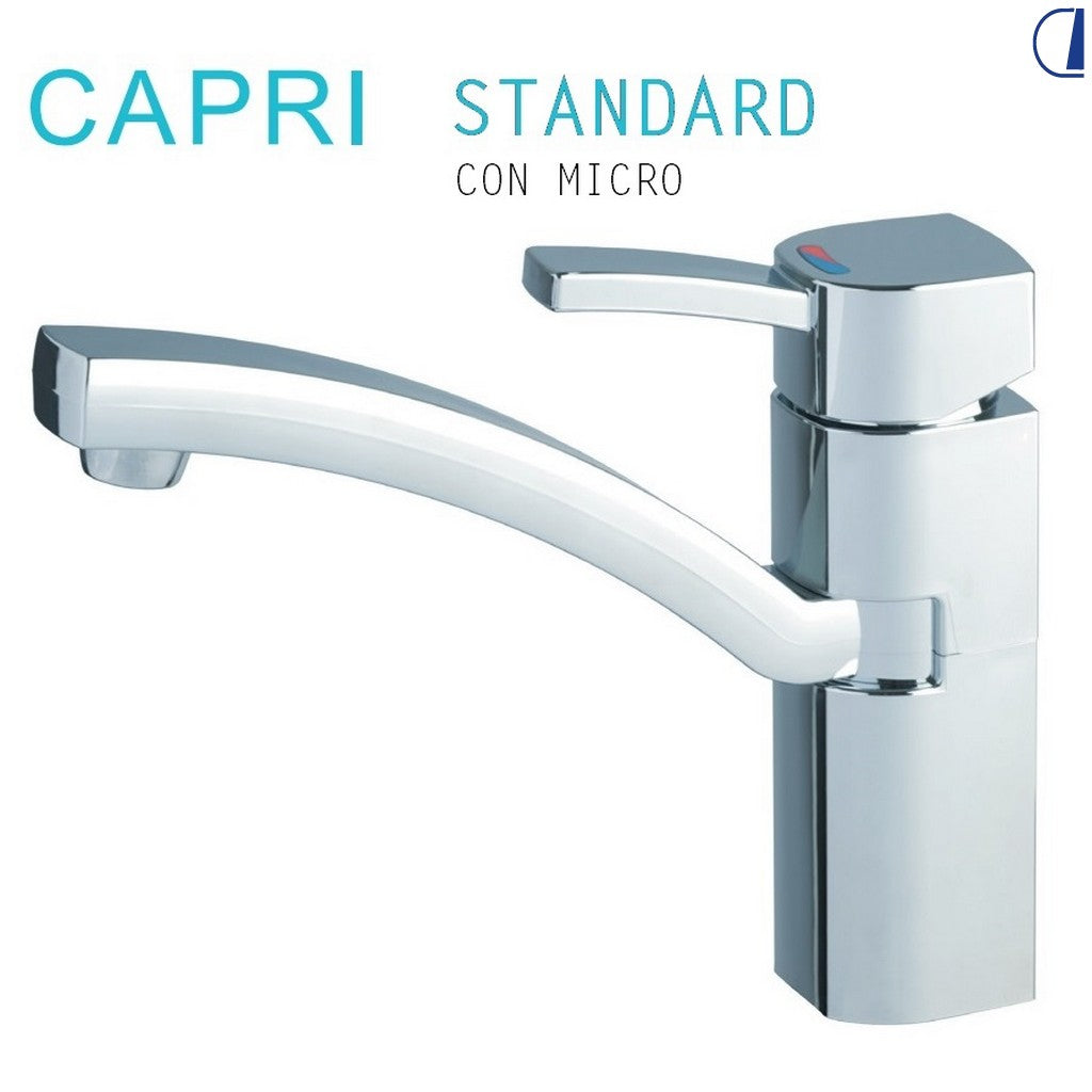 Di-Tec Miscelatore monocomando Capri con interruttore per camper