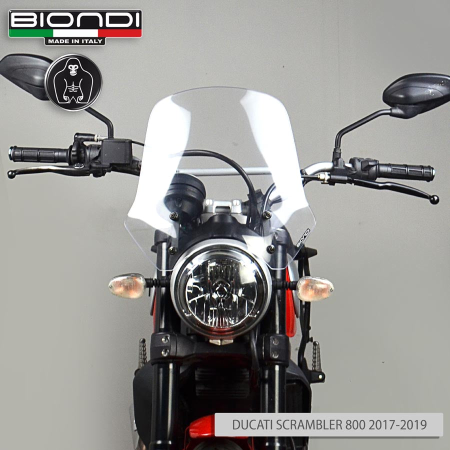 Biondi Cupolino Touring Trasparente Ducati Scrambler 400/800/1100 cc