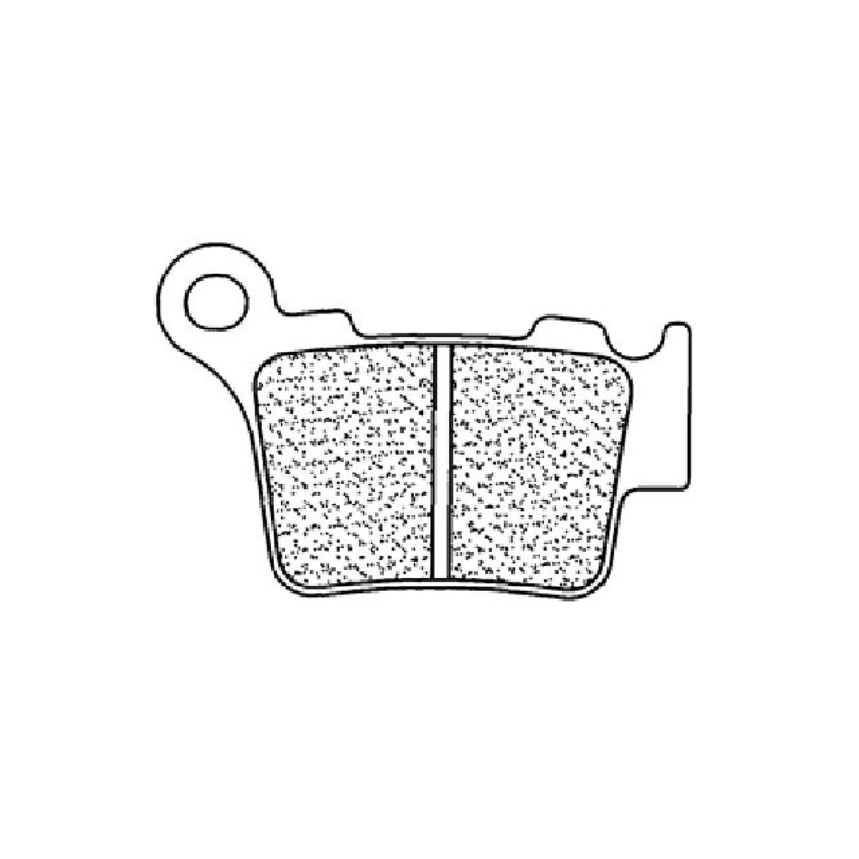 Cl Brakes 1108X59 Pastiglie Freno Posteriori BMW G SMR 450 CC 09/10