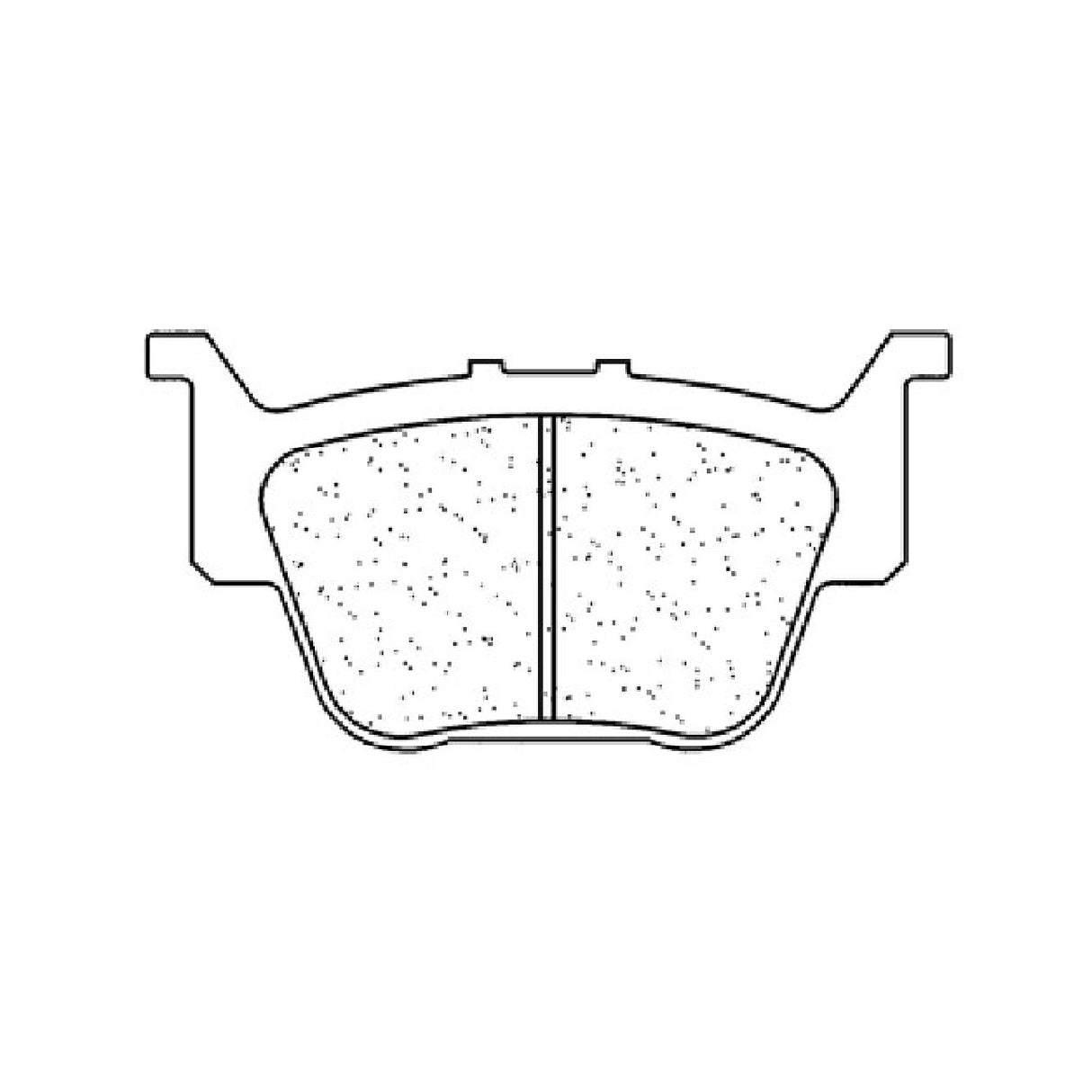 Cl Brakes 1140ATV1 Pastiglie Freno HONDA TRX FA Fourtrax Rancher 420 09/10