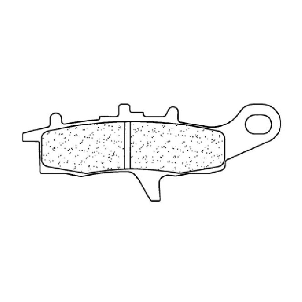 Cl Brakes 1142ATV1 Pastiglie Freno KAWASAKI KFX R (KSF450) 450 CC 07/12