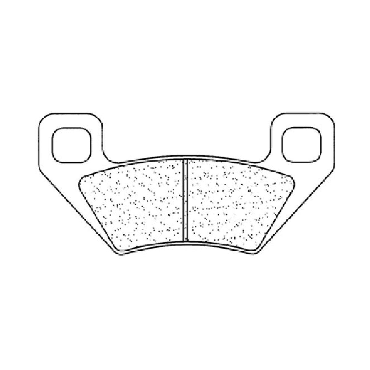 Cl Brakes 1171ATV1 Pastiglie Freno ARCTIC CAT 2x4 250 CC 05/>