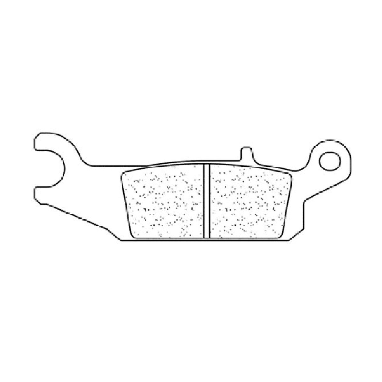 Cl Brakes 1194ATV1 Pastiglie Freno YAMAHA YFM Grizzly / SE 550 CC 09/12