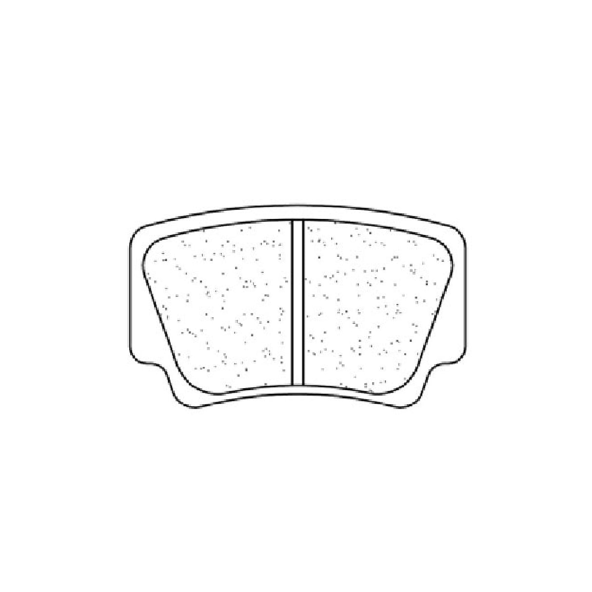 Cl Bremsbeläge hinten 1205X59 für KTM SXF ATV 450 cm³ 09/12