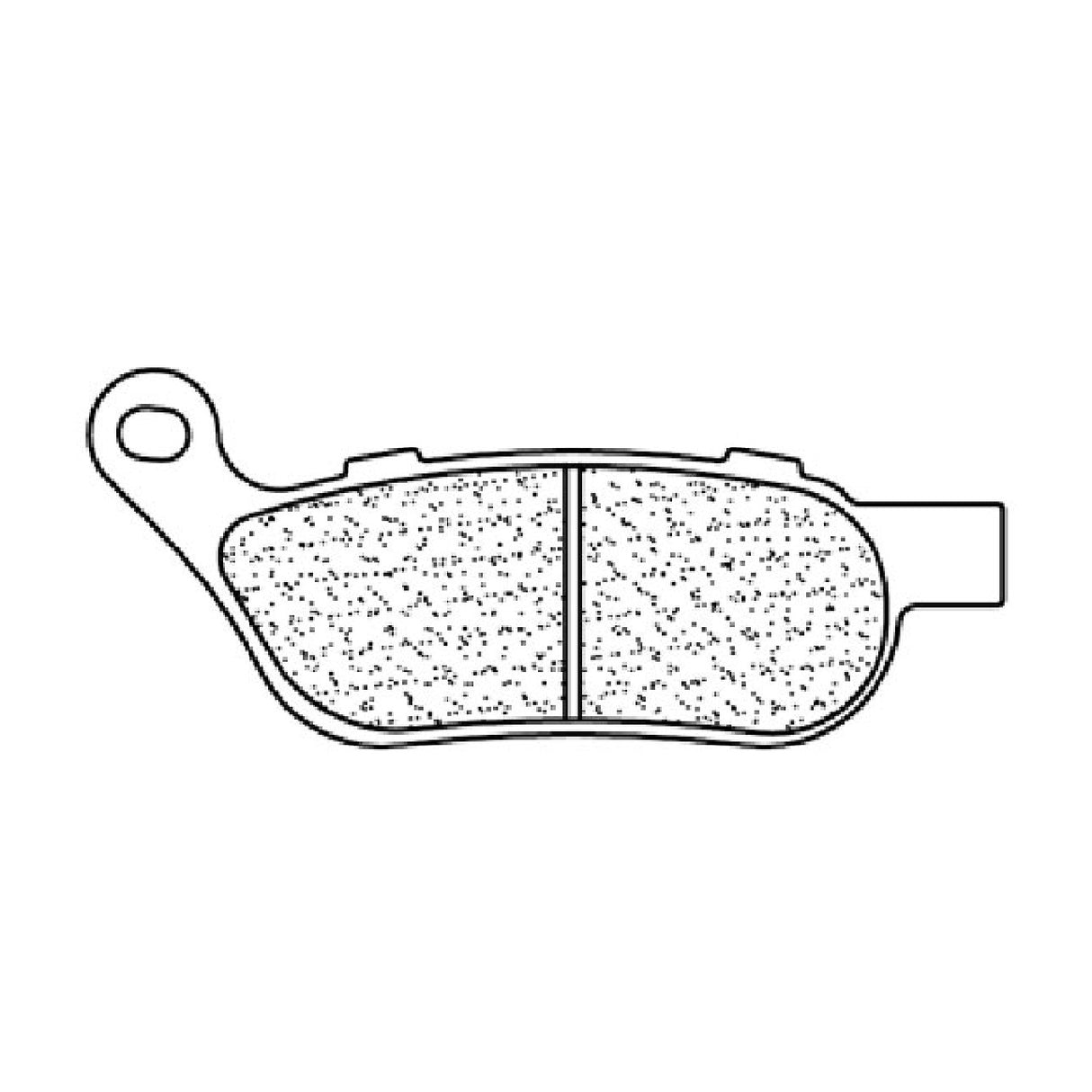 Cl Brakes 1213RX3 Hinterradbremsbeläge HARLEY Road King Custom 1584 08