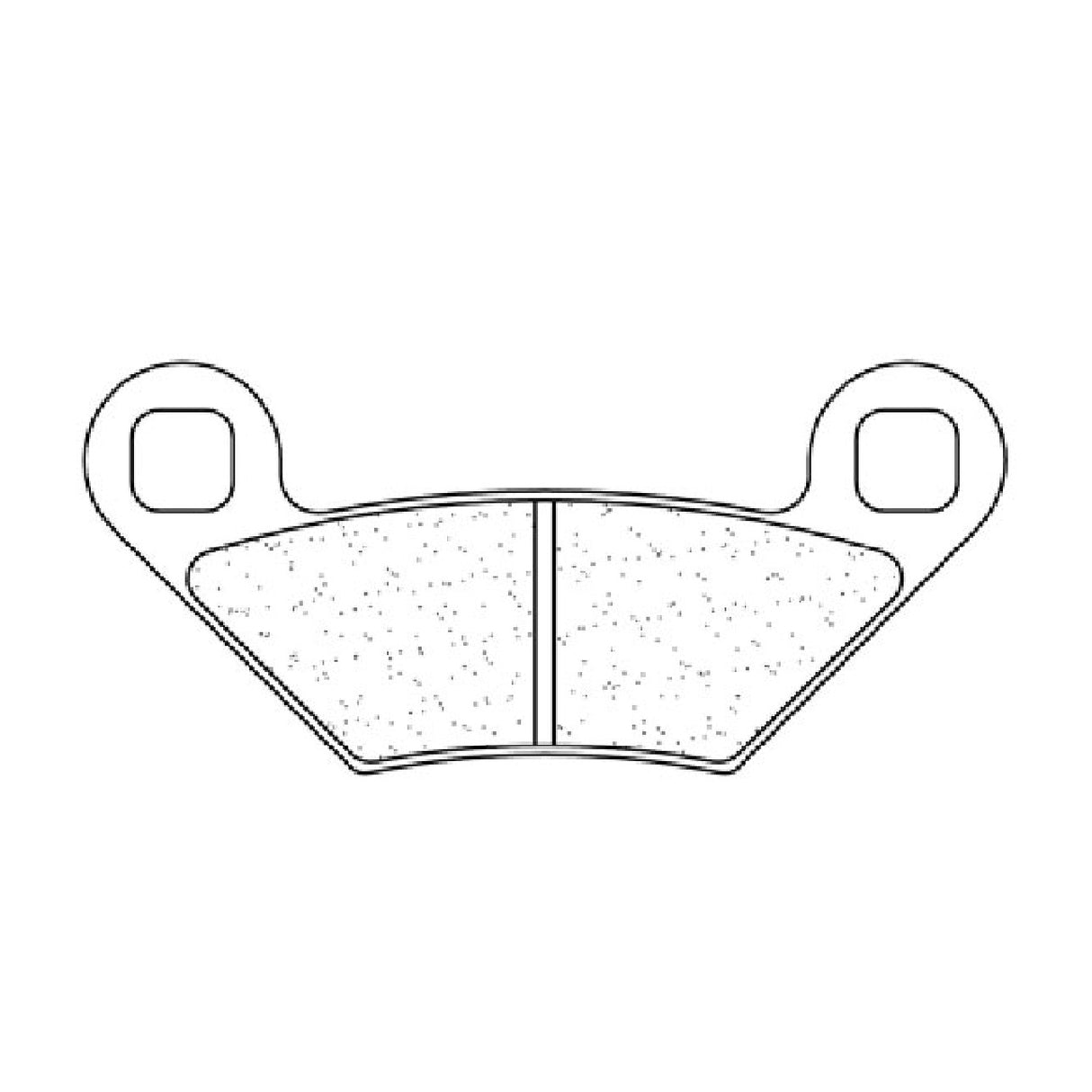 Cl Brakes 1222ATV1 Pastiglie Freno POLARIS Sportsman 550 CC 11/13