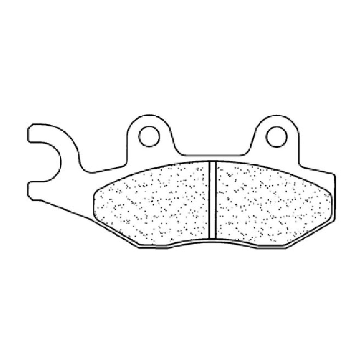 Pastillas de freno traseras Cl Brakes 2288RX3 BENELLI Caffè Nero 125 CC 08/12
