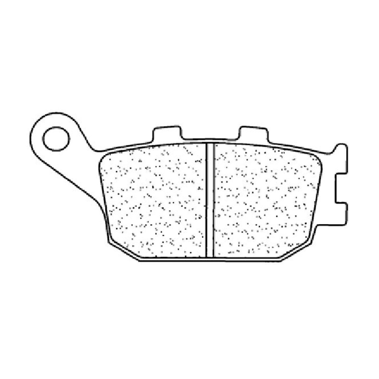 Cl Brakes 2296RX3 Hinterradbremsbeläge für HONDA CBF (PC39) 500 cm³ 04/06