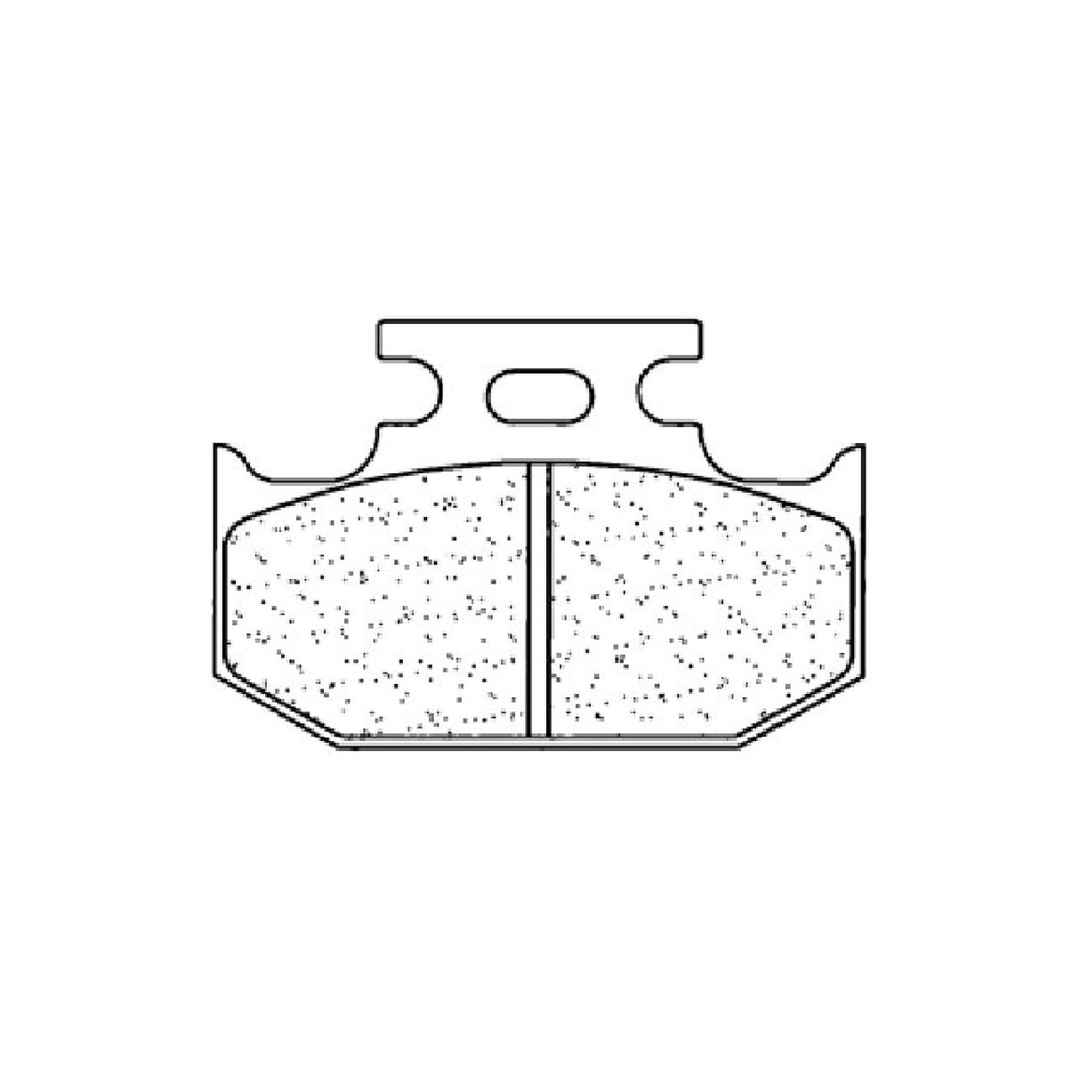 Cl Brakes 2299X59 Hinterradbremsbeläge KAWASAKI KX 125 CC 89/94