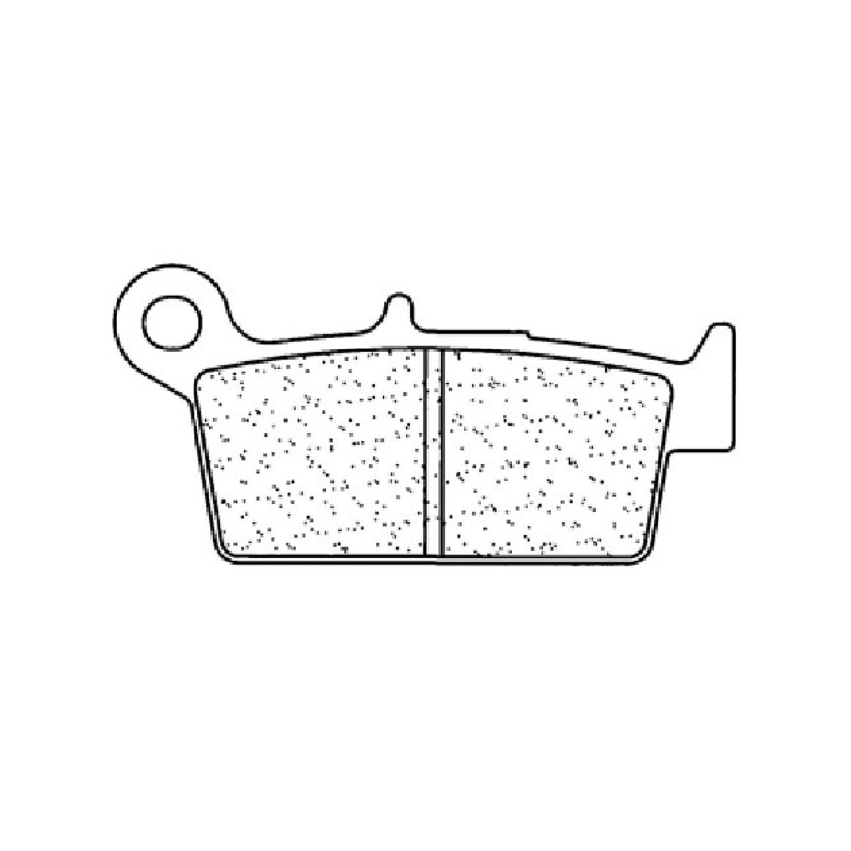 Cl Brakes 2314X59 Pastiglie Freno Posteriori GAS GAS EC 2T 125 CC 00/13