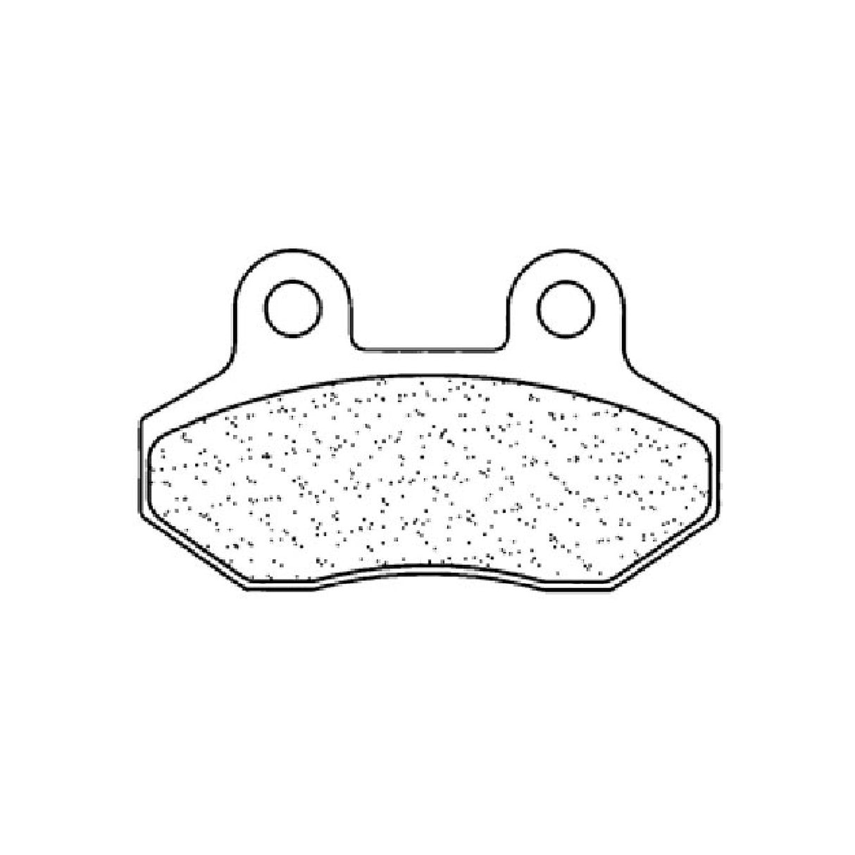 Cl Brakes 3039SC Pastiglie Freno ADIVA AD E3/AD Cabrio LE E3 (SYM) 125 CC 09/11