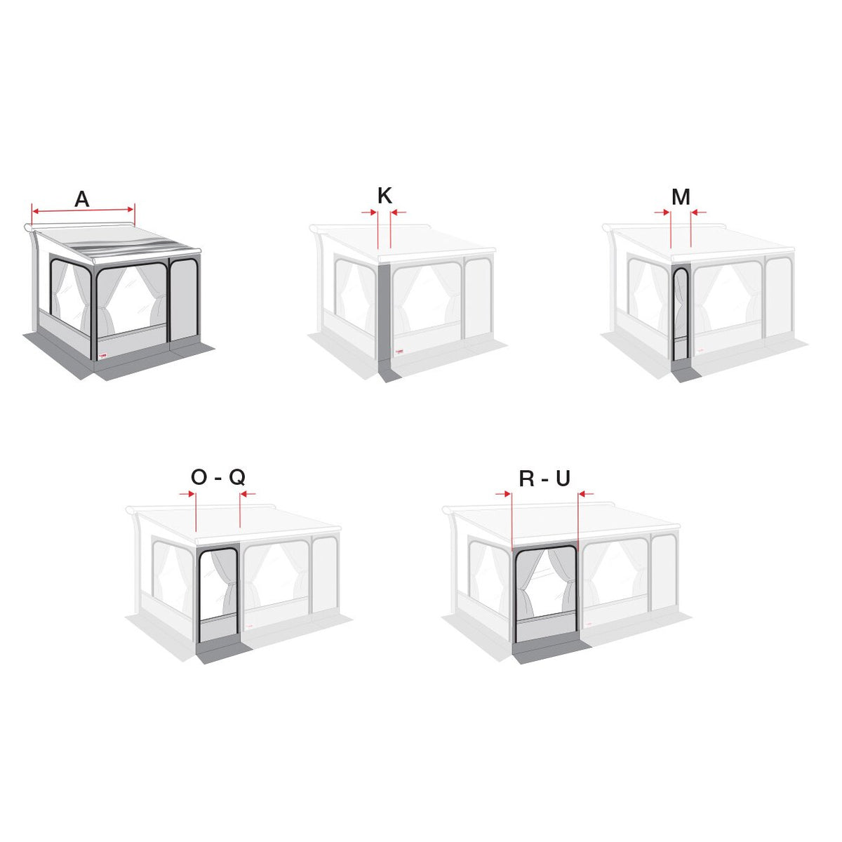 Fiamma Privacy Room F80 300 Alta – modulo base per tendalino F80s/F65s