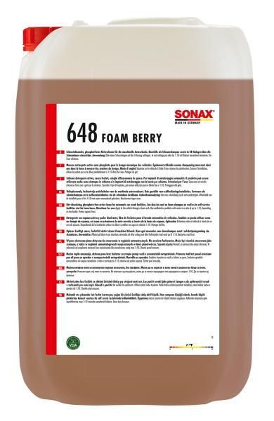 Espuma limpiadora Sonax Berry 25 L