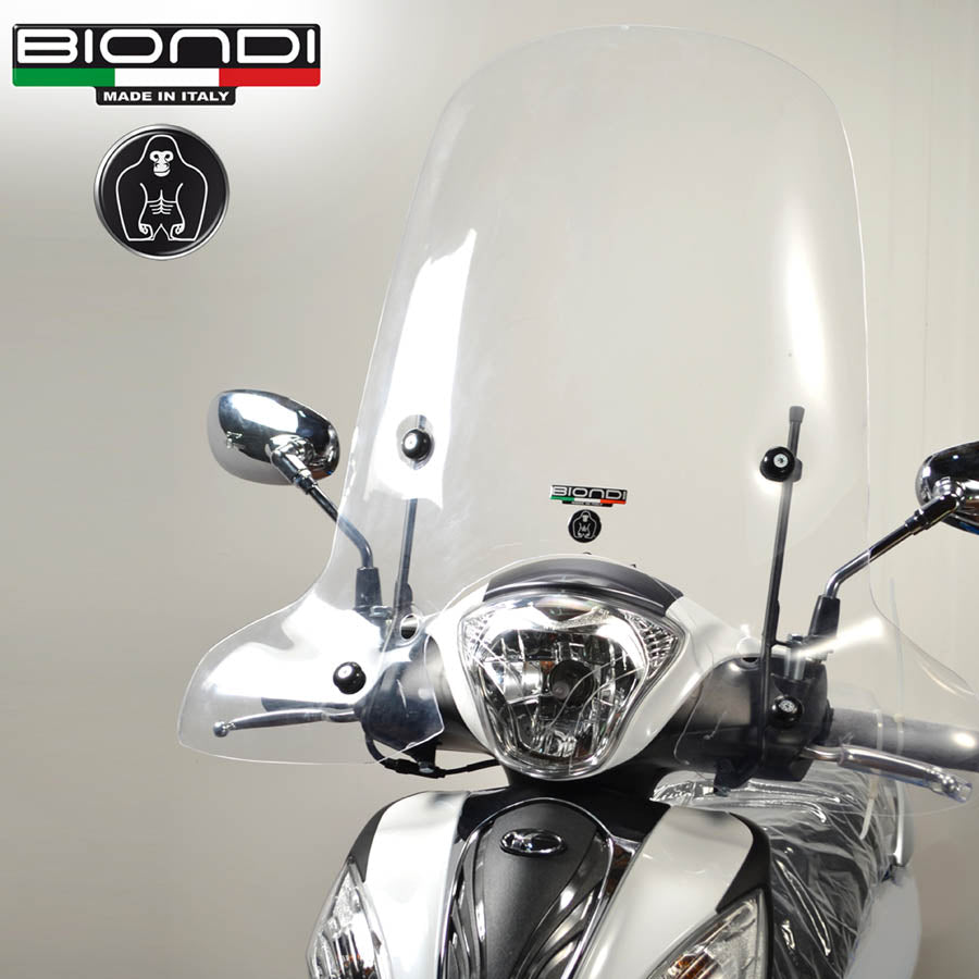 Biondi Lastra Parabrezza Ricambio KYMCO People One 125cc 2013 Trasparente