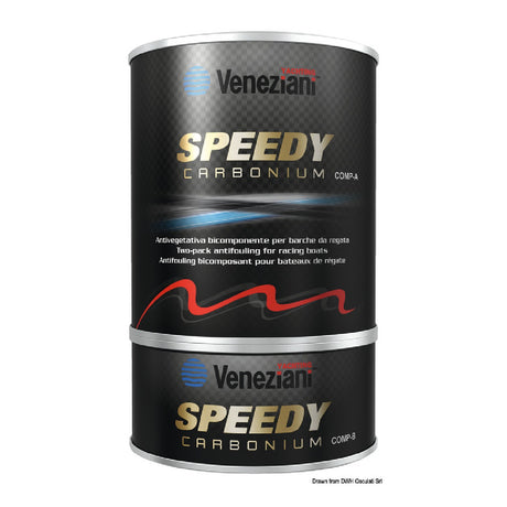 Veneziani Antivegetativa al carbonio Speedy Carbonium 0,75 lt