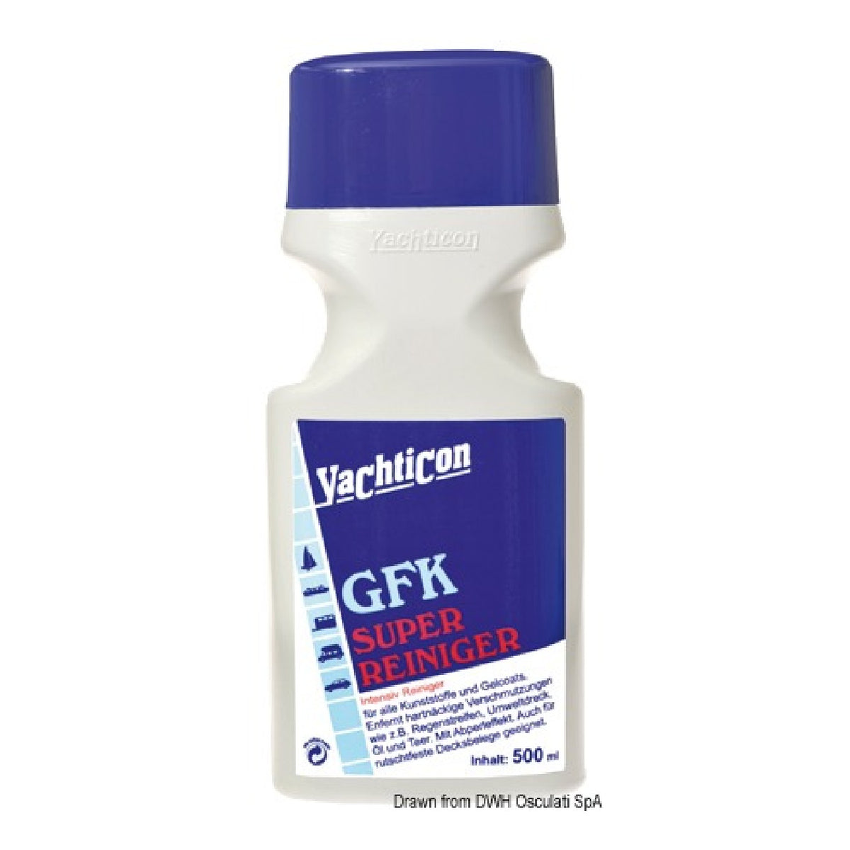 Yachticon Leistungsstarker GFK-Reiniger für Fiberglas und ABS
