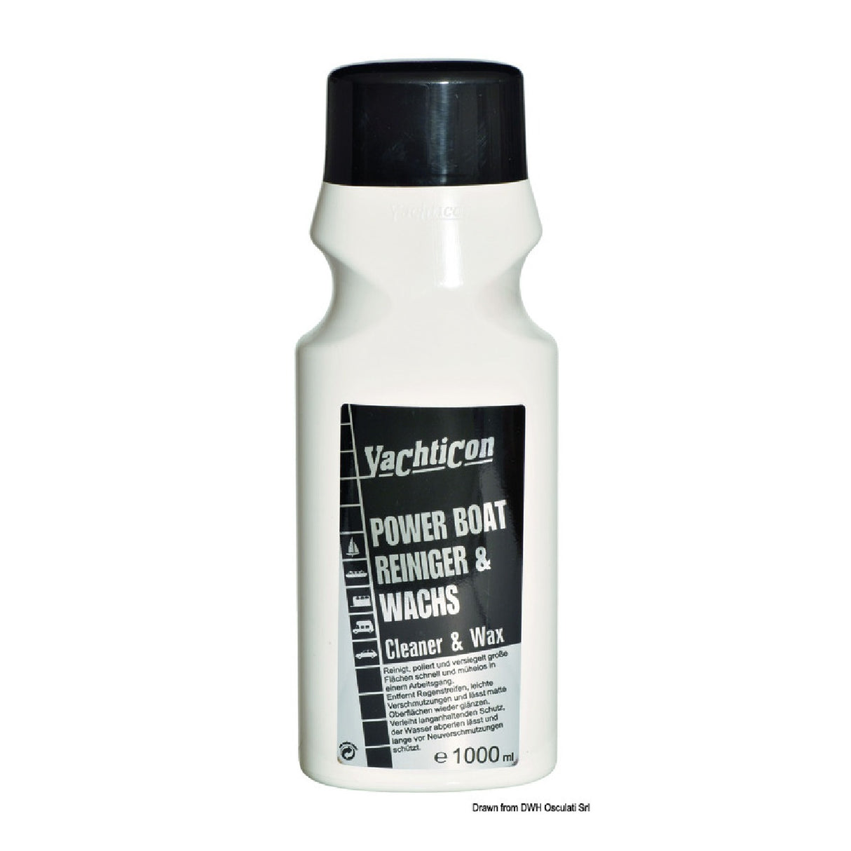 Yachticon Pulitore lucidante protettivo Power Boat Cleaner e Wax