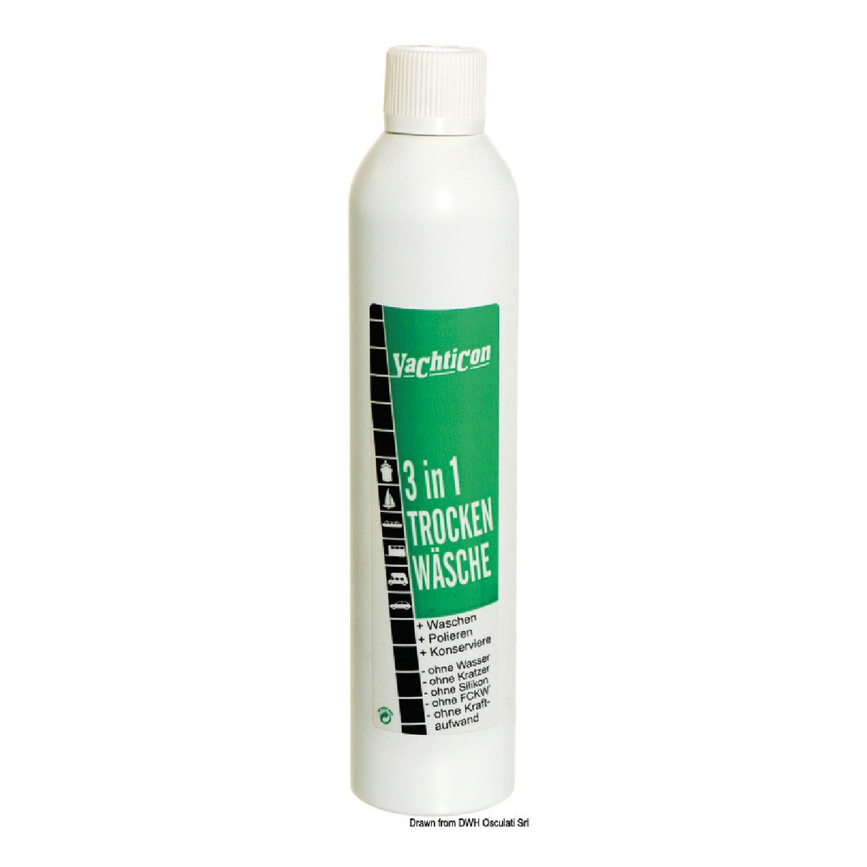 Yachticon Pulitore lucidante protettivo Spray 3 in 1 Dry-Wash