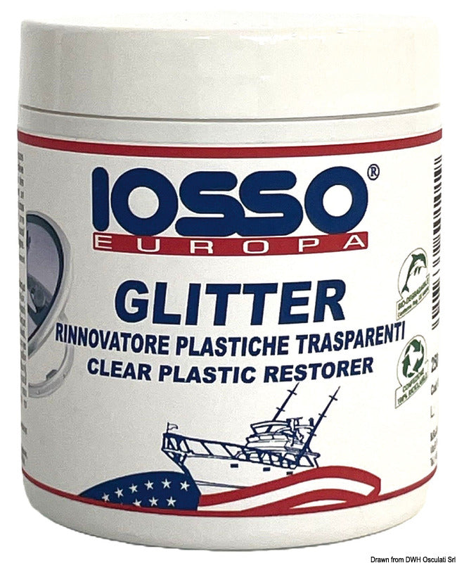 Renovador Iosso para plásticos transparentes