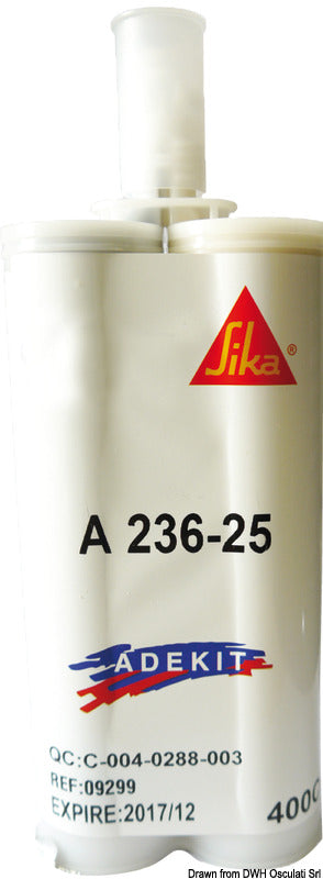 Sika Sika ADEKIT A236-25 ad. bicomponente nero 400 ml