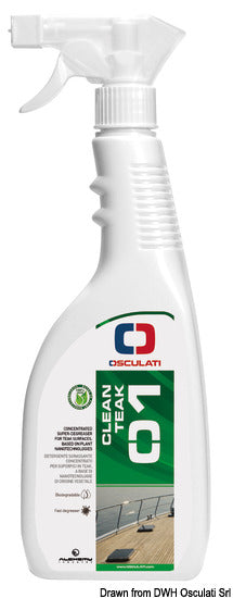 Osculati Cleanteak detergente sgrassante per teak 750 ml 65.410.01