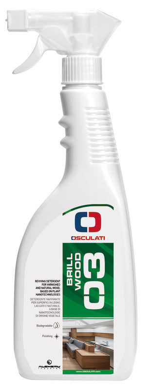 Osculati Brillwood detergente ravvivante per legno 750 ml