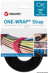Velcro VELCRO Brand ONE-WRAP fascet. 20x200mm nero cf.25