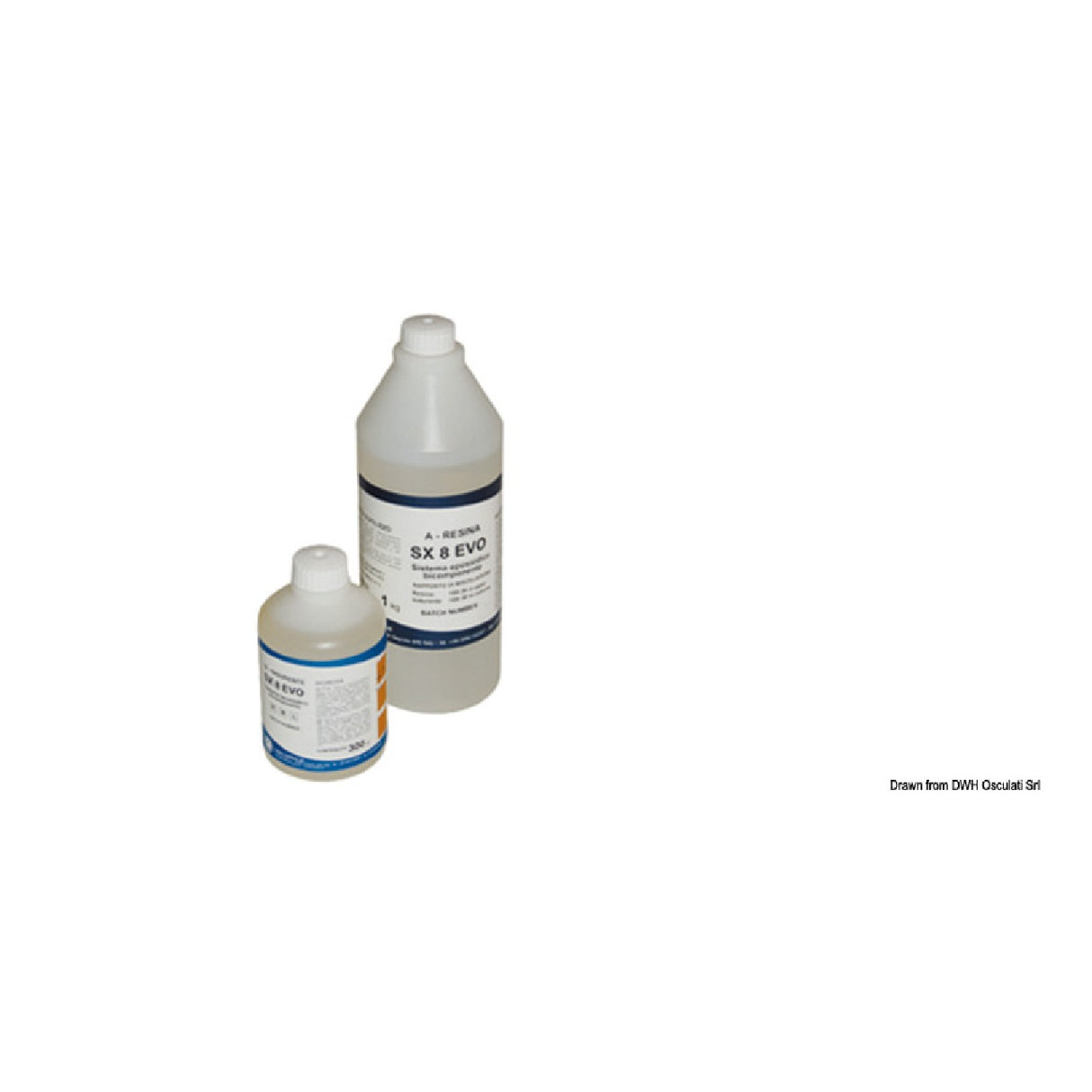 Osculati Resina epossidica per laminazione e trattamento osmosi 5 kg media 65.531.05