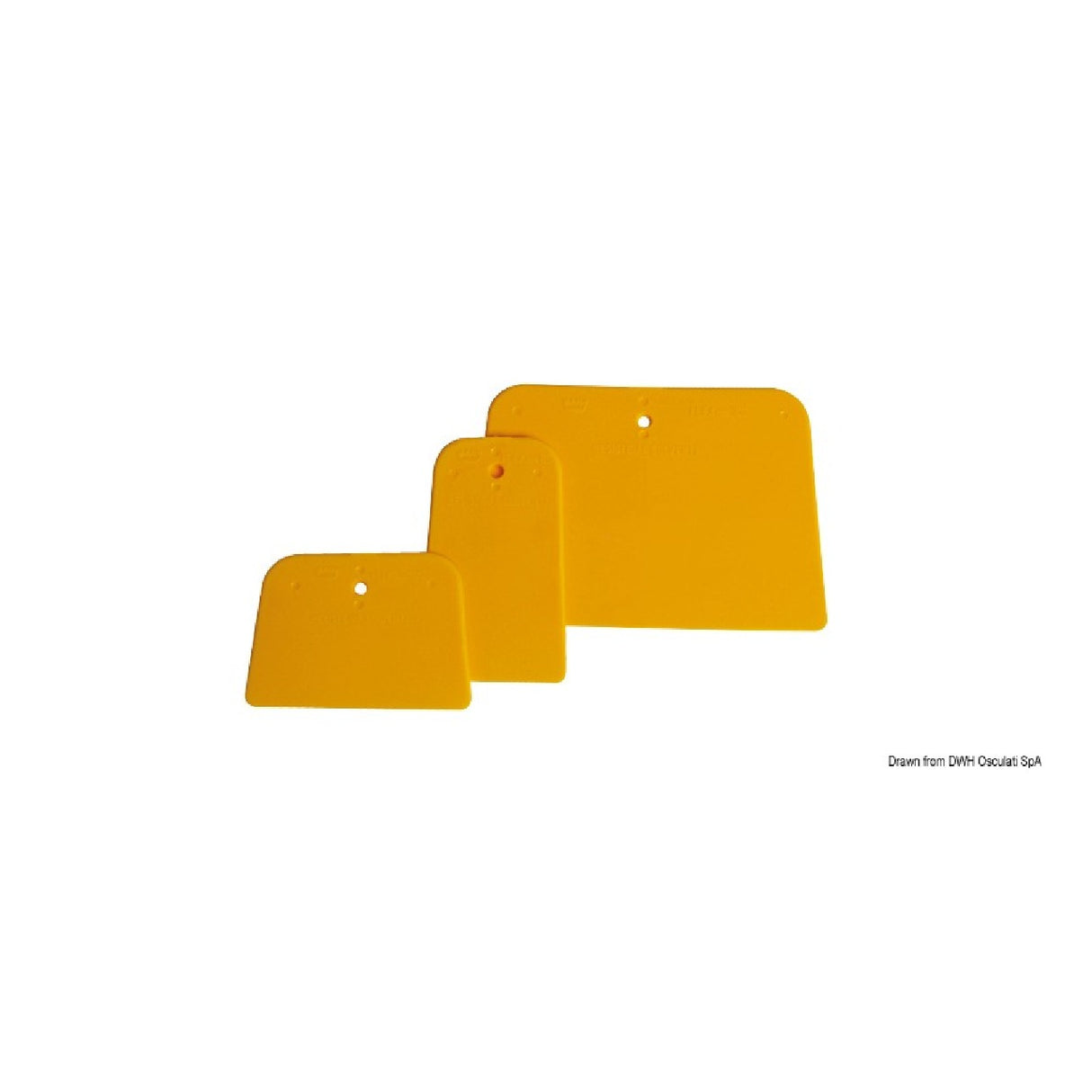 Espátulas flexibles Osculati para laminar 65.533.05 - 1 paquete 65.533.05