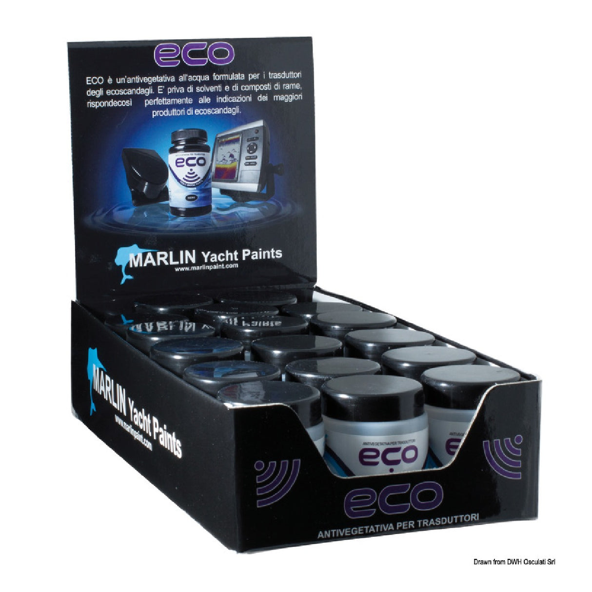 Antiincrustante Marlin Eco para transductores, sondas y correderas