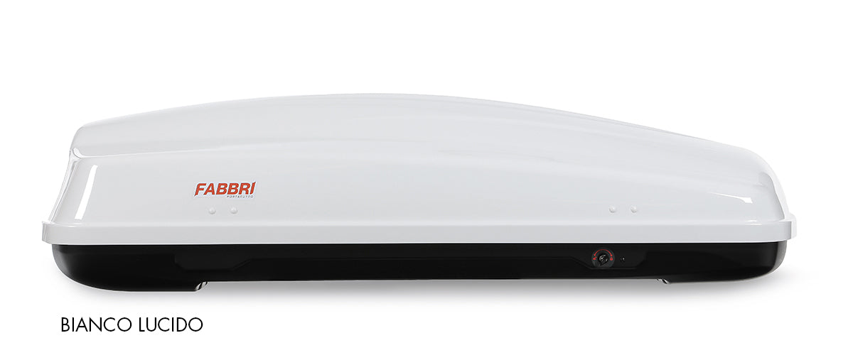Cofre de techo Fabbri Nova de 310 litros, gris brillante, capacidad de 75 kg, aerodinámico 6503135