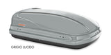 Cofre de techo Fabbri Supernova 360, gris brillante - 360 litros 6503150 6503150