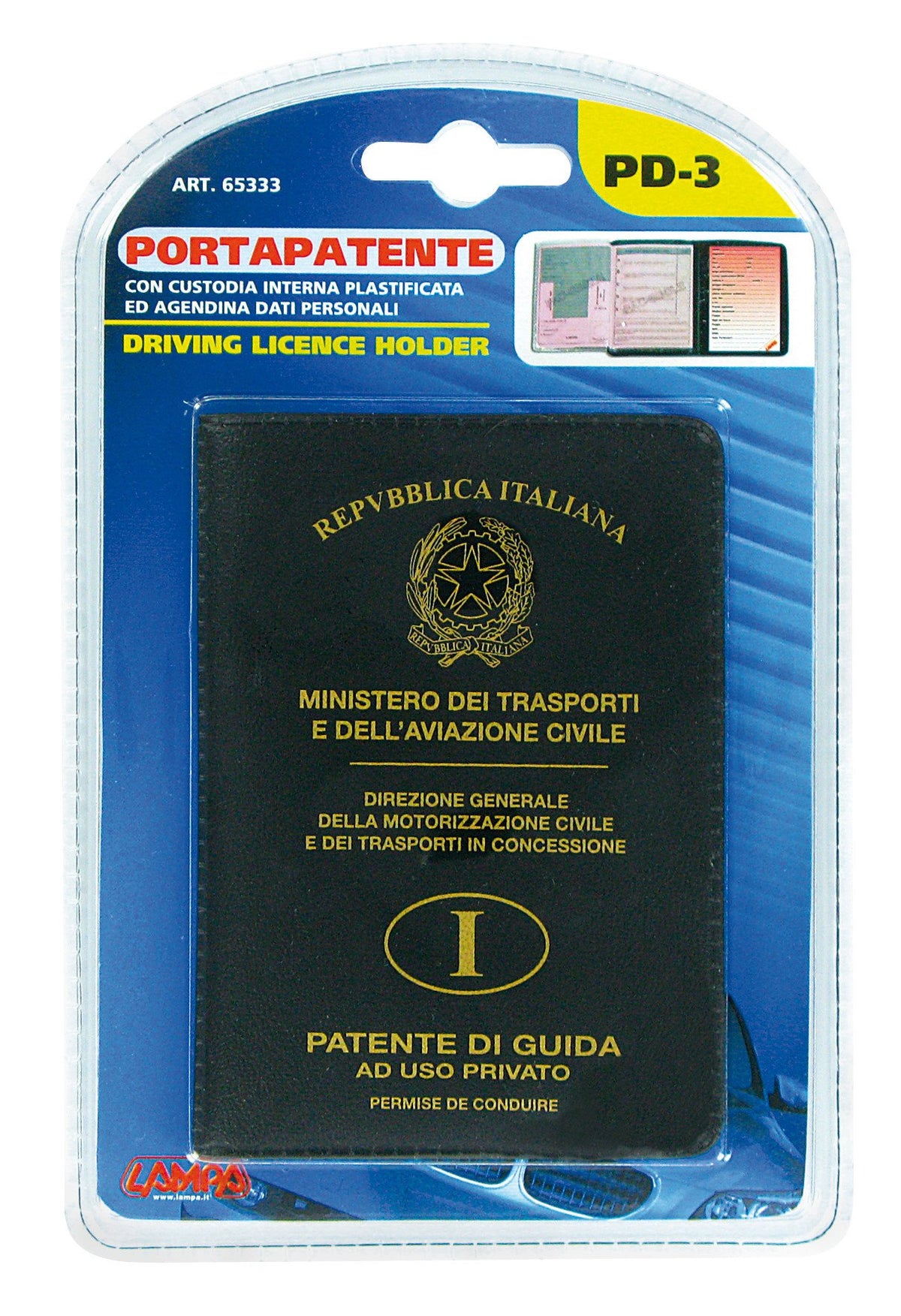 Lampa Portapatente di guida (vecchio formato) 65333