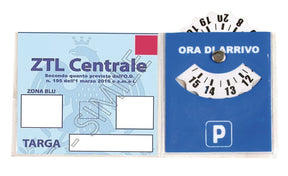 Lampa Porta certificato con disco orario in PVC 65344