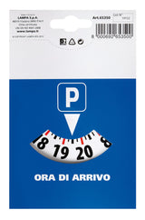 Lampa Disco orario europeo in cartoncino - 110x150 mm 65350