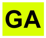 Contrassegno GA (Guida Accompagnata) - Anteriore