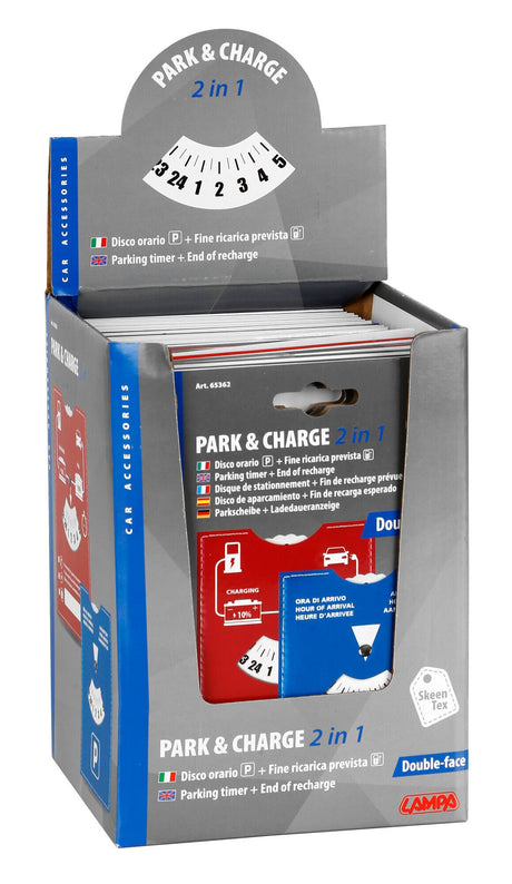 Lampa Park & Charge 2 in 1, Disco orario + Fine ricarica prevista 65362