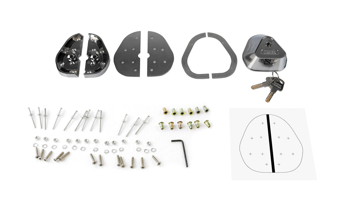 Lampa Vigilant, kit 2 serrature aggiuntive per porte veicoli commerciali 65412