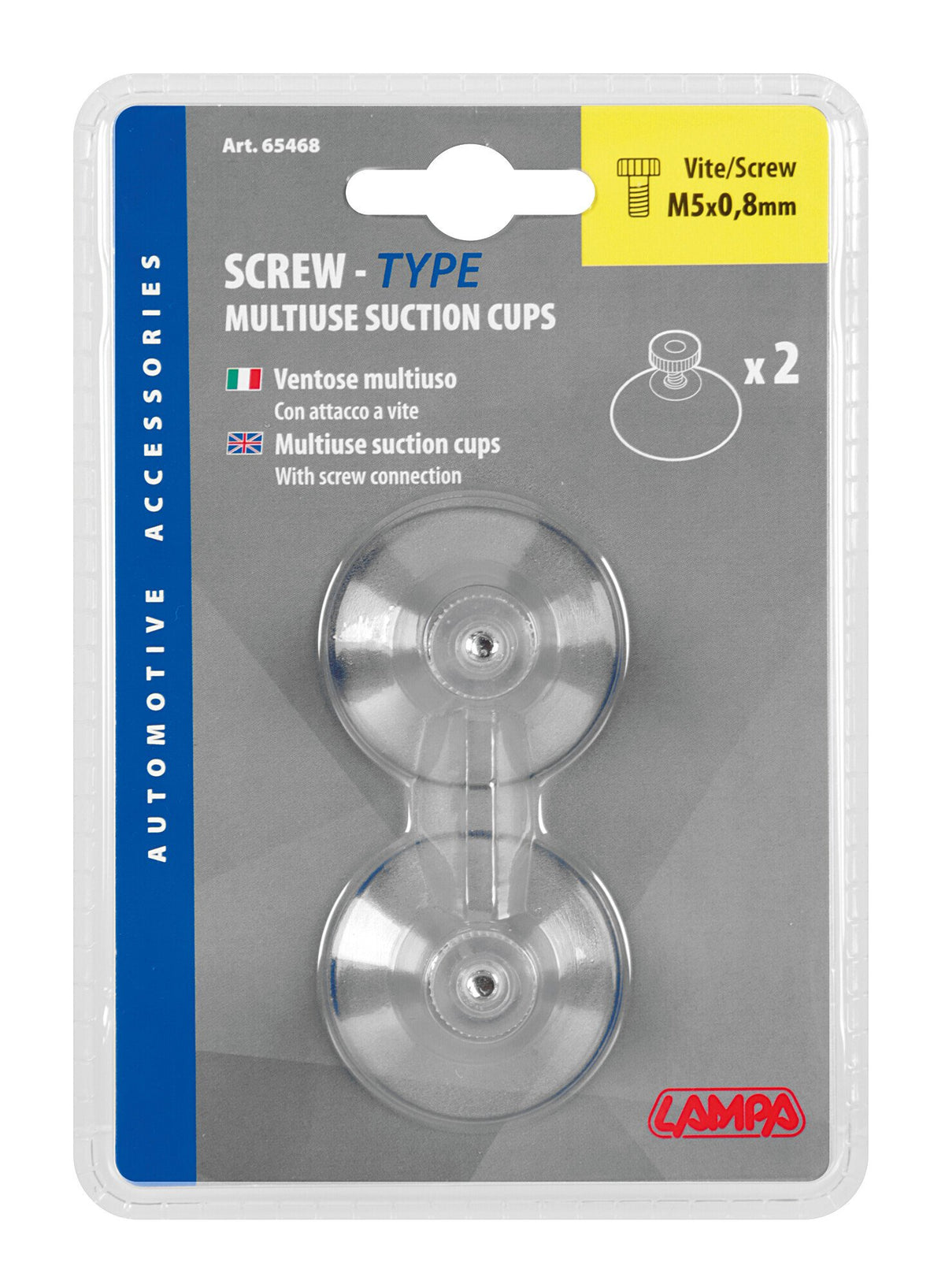 Lampa Ventose multiuso, 2 pz -  40 mm 65468