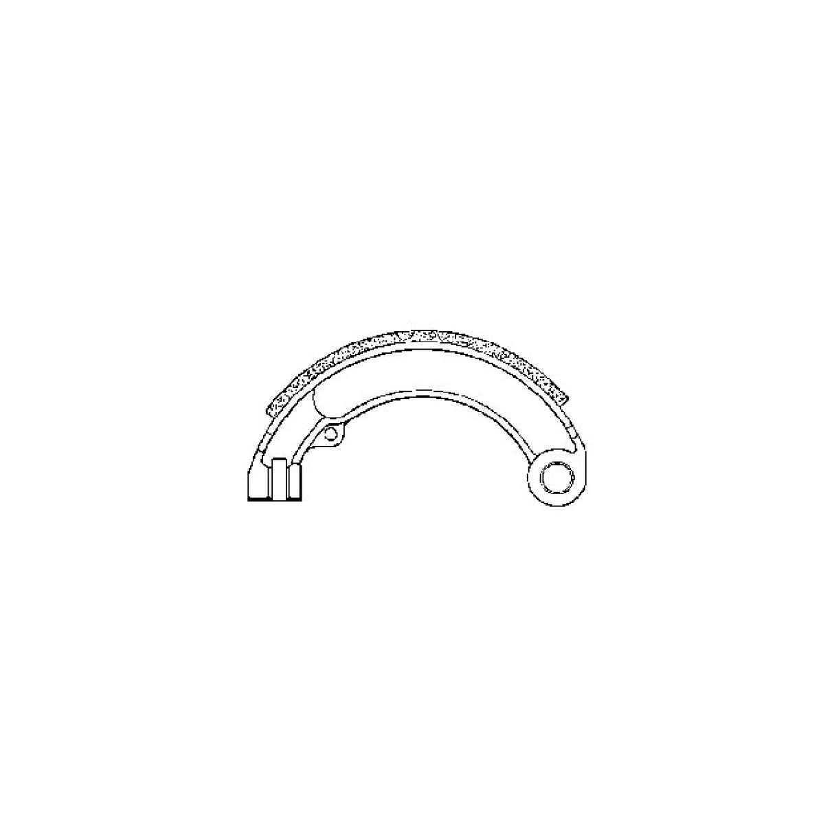 SBS GF0130 Par de zapatas de freno PIAGGIO Vespa (V5A1T) 50 CC 63/71