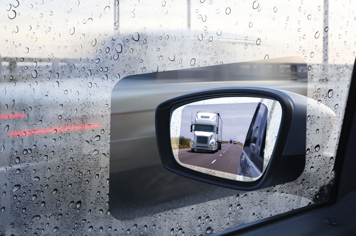 Clear-View, set 4 pellicole adesive con nano-tecnologia idrofobica L 150x100 mm 65569