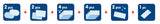 Clear-View, set 4 pellicole adesive con nano-tecnologia idrofobica L 150x100 mm 65569