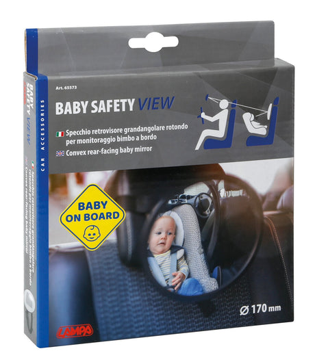 Baby Safety View specchio retrovisore grandangolare monitoraggio bimbo a bordo 65573