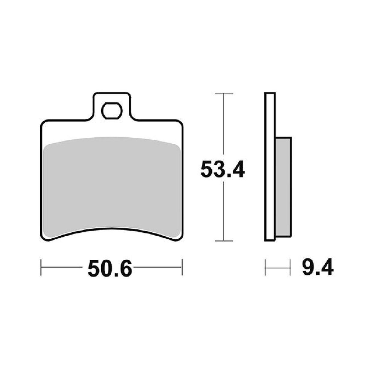 Pastillas de freno SBS 152HM APRILIA Scarabeo Ditech (SCA00) 50 CC 01/04