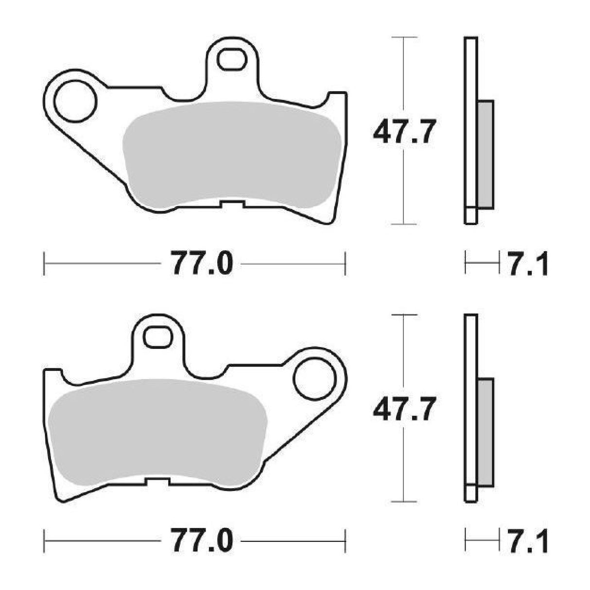 SBS 165HF Pastiglie freno MBK Mach G 50 CC 02