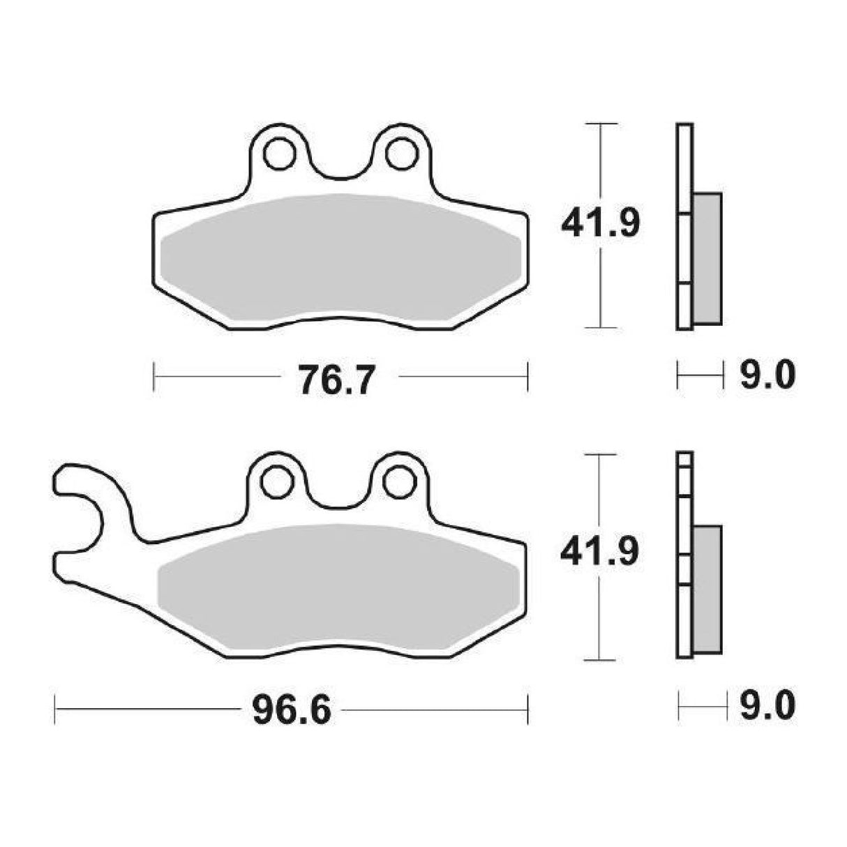 SBS 177MS Pastiglie freno APRILIA Sportcity One 4T (SB00/SBC00) 50 CC 08/10