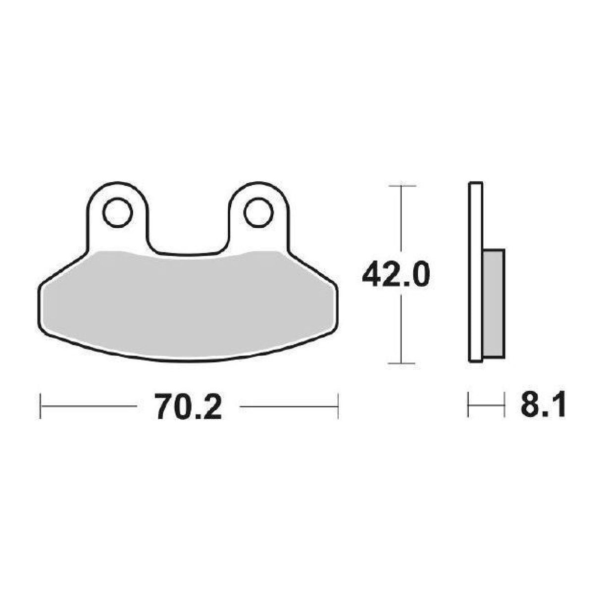 Pastillas de freno SBS 178HF SYM Euro MX / Euro MX E2 125 CC 03/04