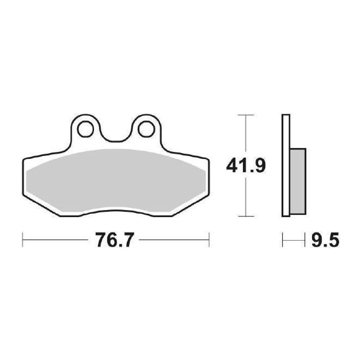 SBS 190CT Pastiglie freno MBK XC Flame X 125 CC 05