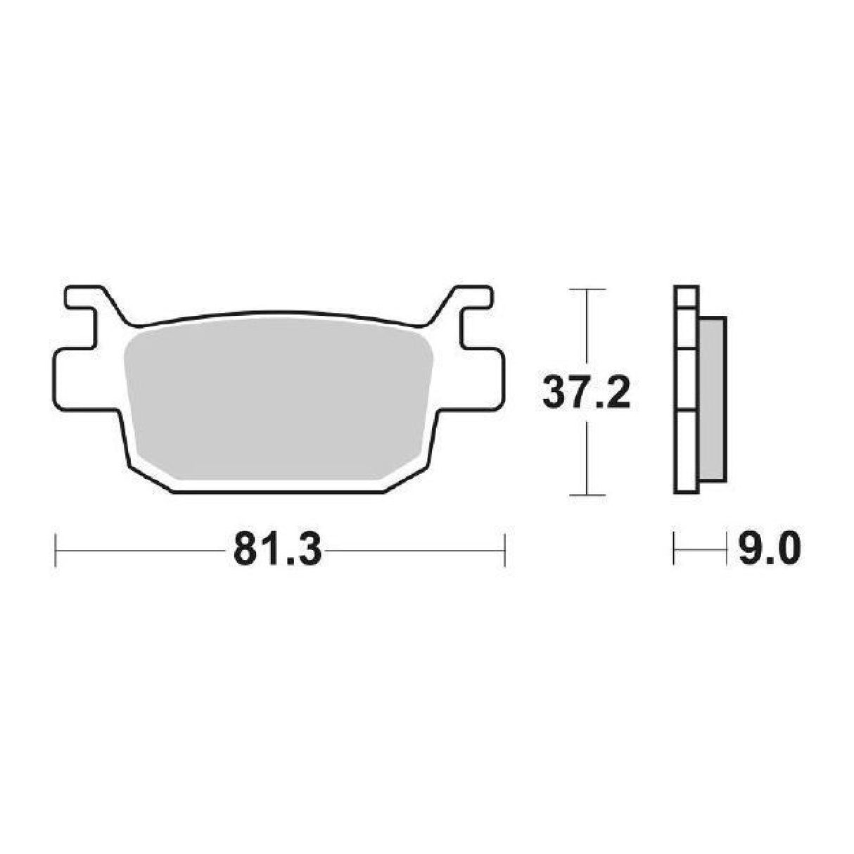 SBS 193MS Pastiglie freno BENELLI BN251 250 CC 16